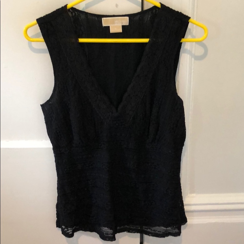 Michael Kors black lace top